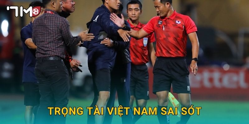 Trọng tài Việt Nam sai sót và những phân tích từ 7m 1 Trọng tài Việt Nam sai sót và những phân tích từ 7m